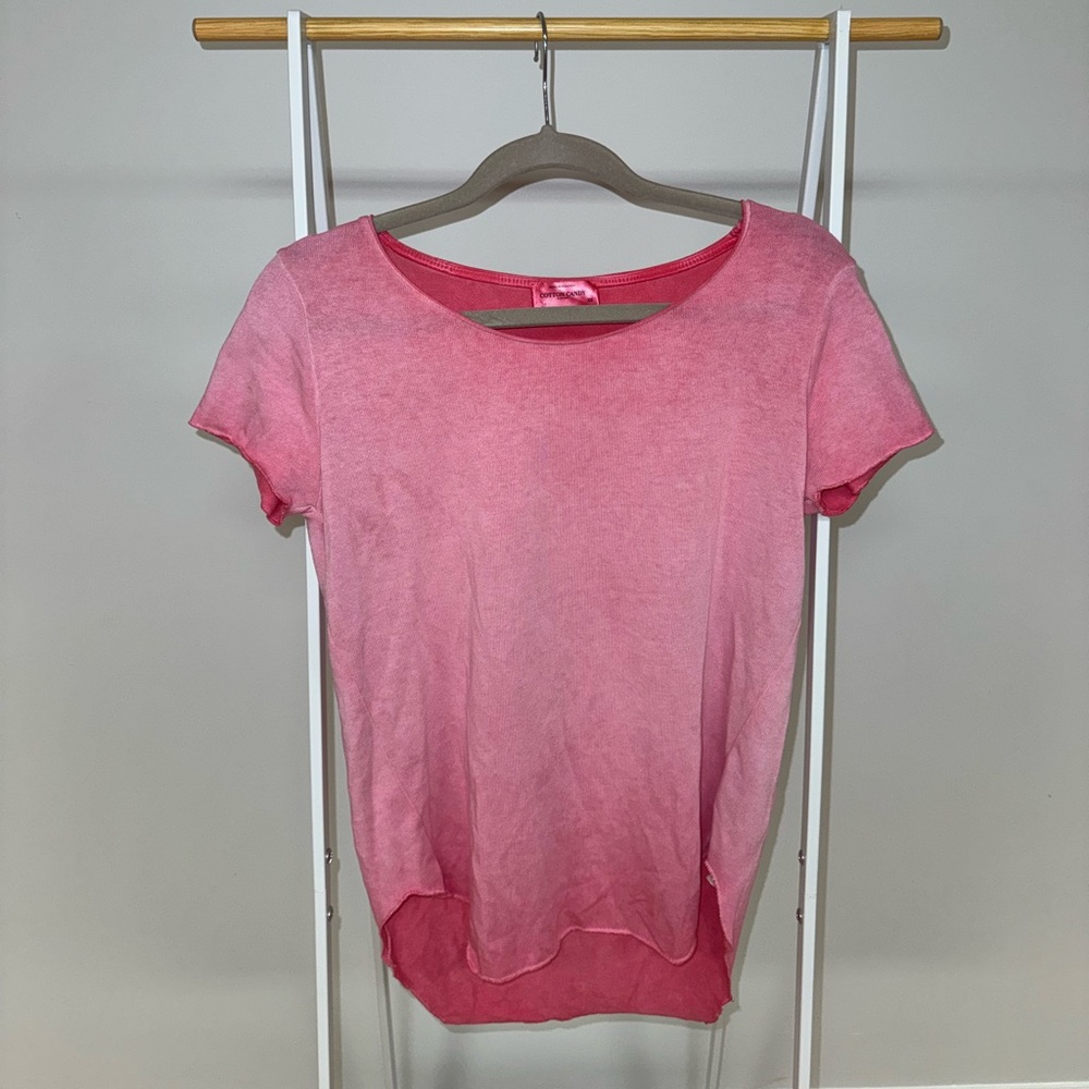 Cotton Candy Pink Short Sleeve Tee